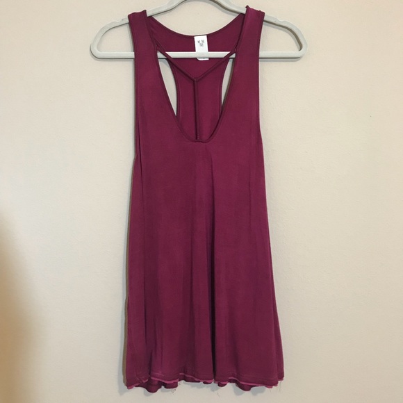 Free People Raspberry Amelia Tank - Picture 7 of 8